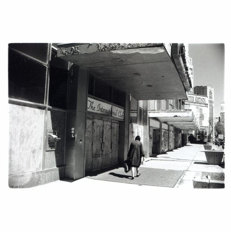 Broad street, Downtown Detroit Polaroid