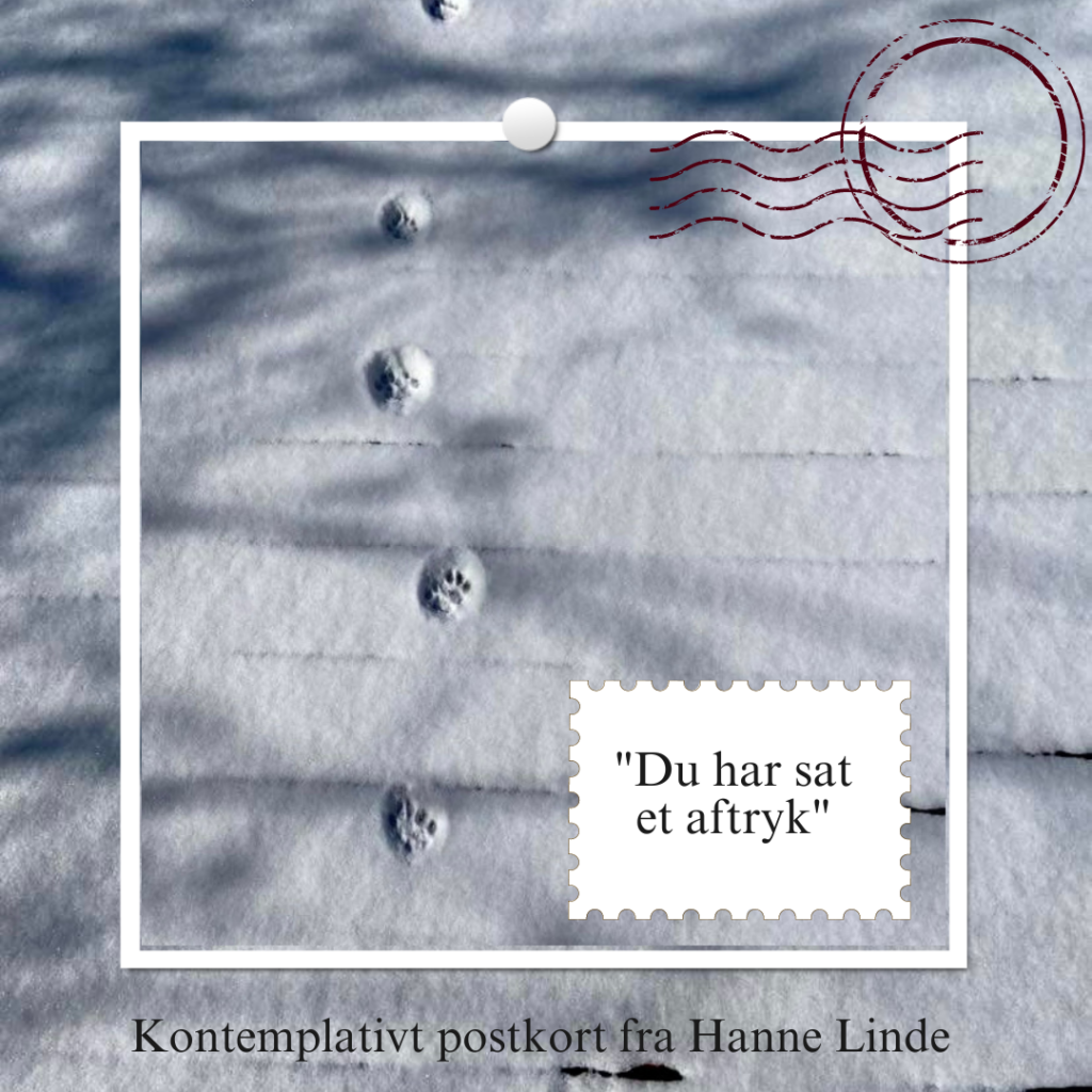 Postkort: Du har sat et aftryk_Hanne Linde
