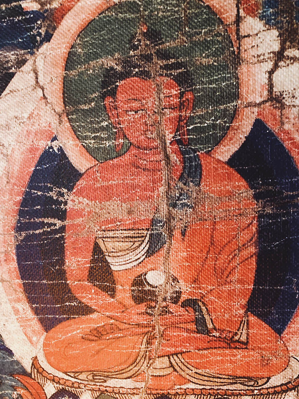 Karen Blixens thangka, udsnit