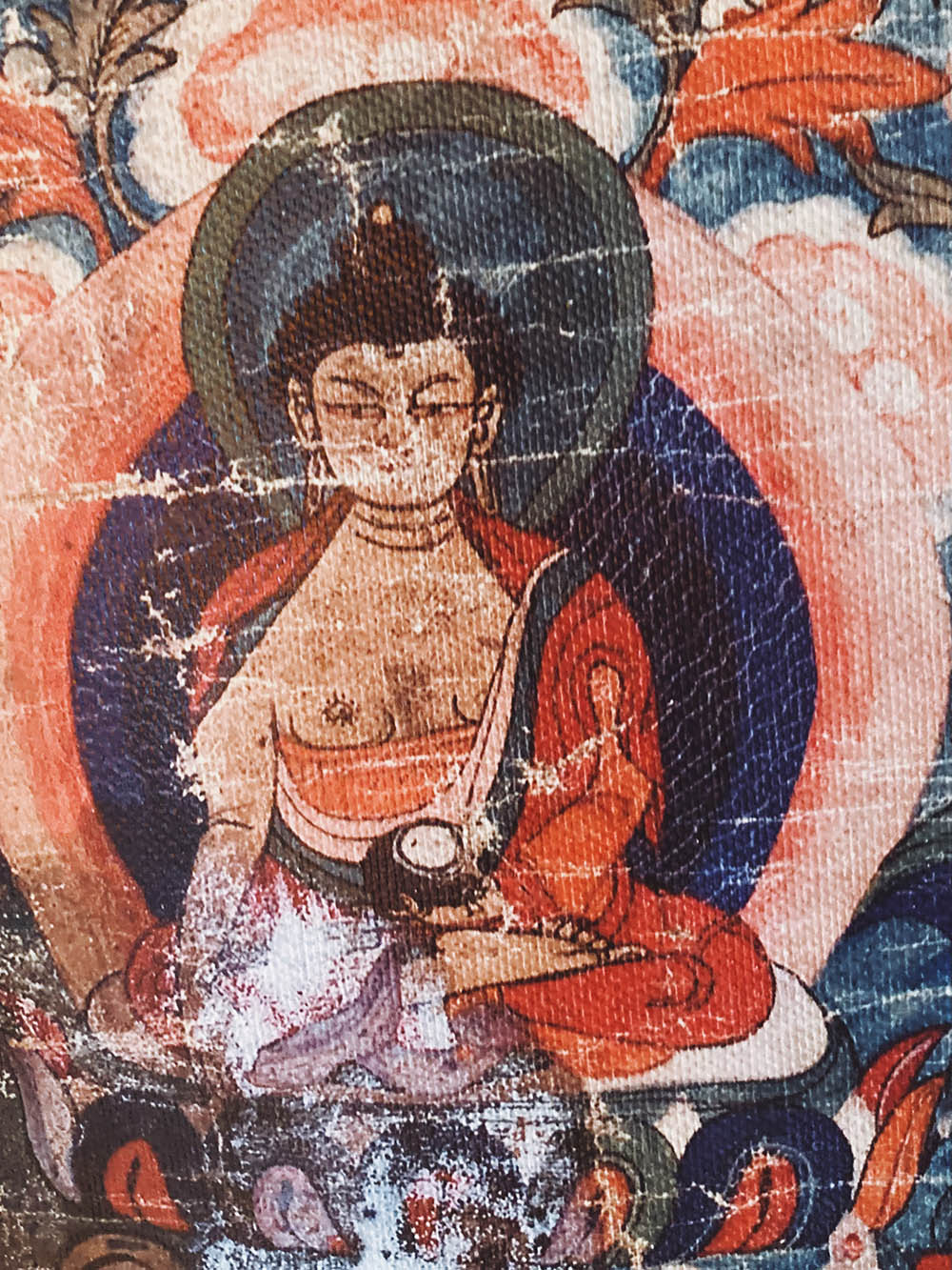 Karen Blixens thangka, udsnit