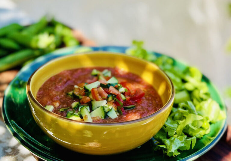 Andalusisk Gazpacho kold sommersuppe