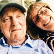 Katrine og hendes far